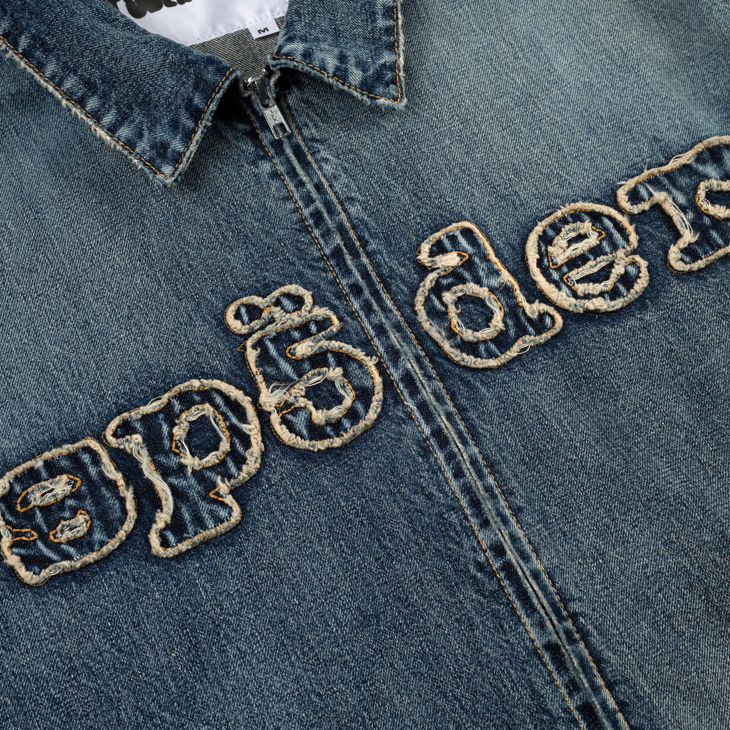 LIGHT BLUE WASH DENIM WORK JACKET