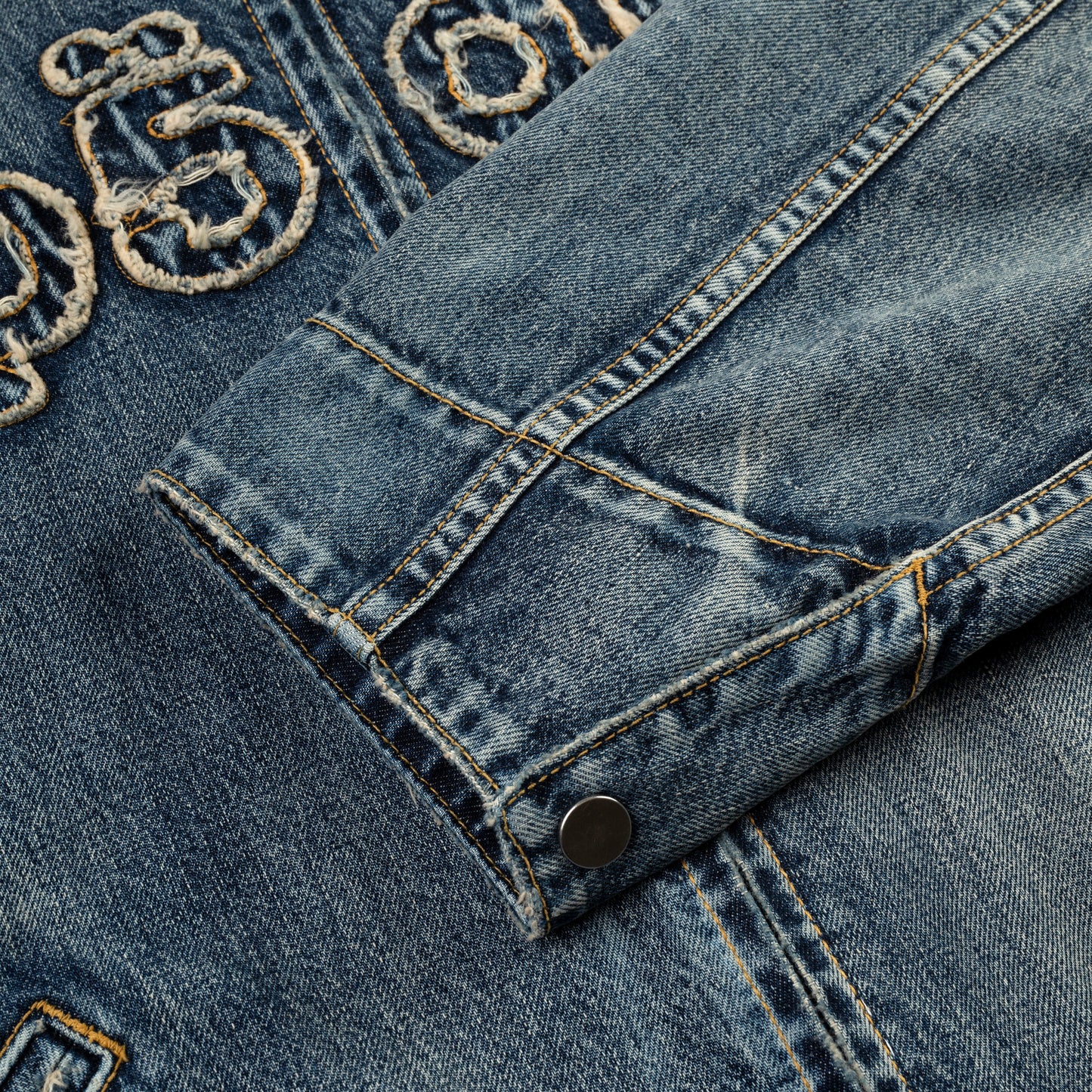 LIGHT BLUE WASH DENIM WORK JACKET