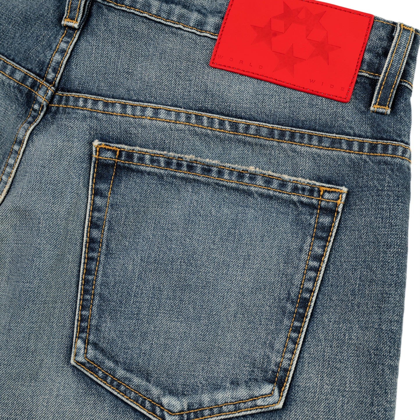 LIGHT BLUE WASH DENIM WORK PANT
