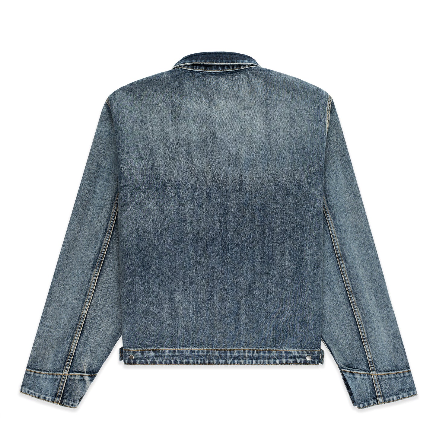 LIGHT BLUE WASH DENIM WORK JACKET