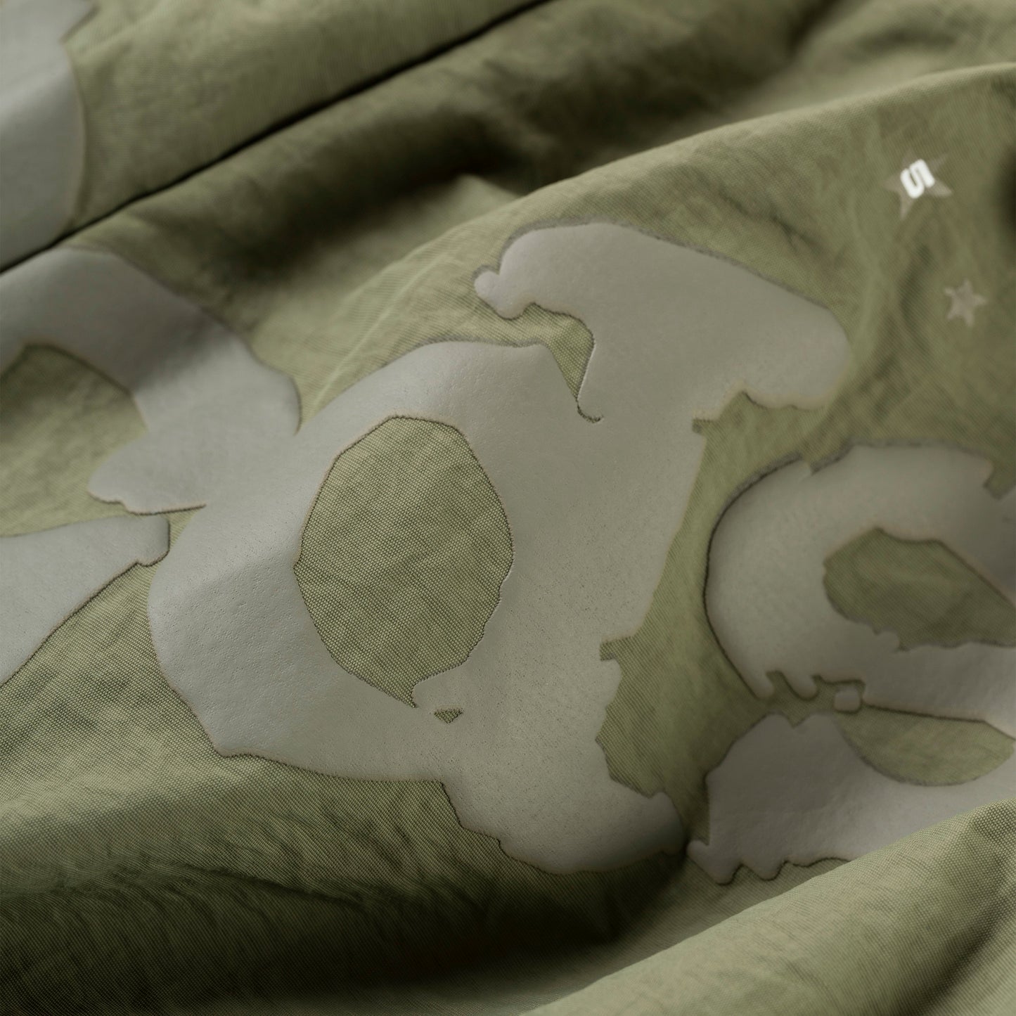 SAGE GREEN OG WEB DOUBLE LAYER SHORTS