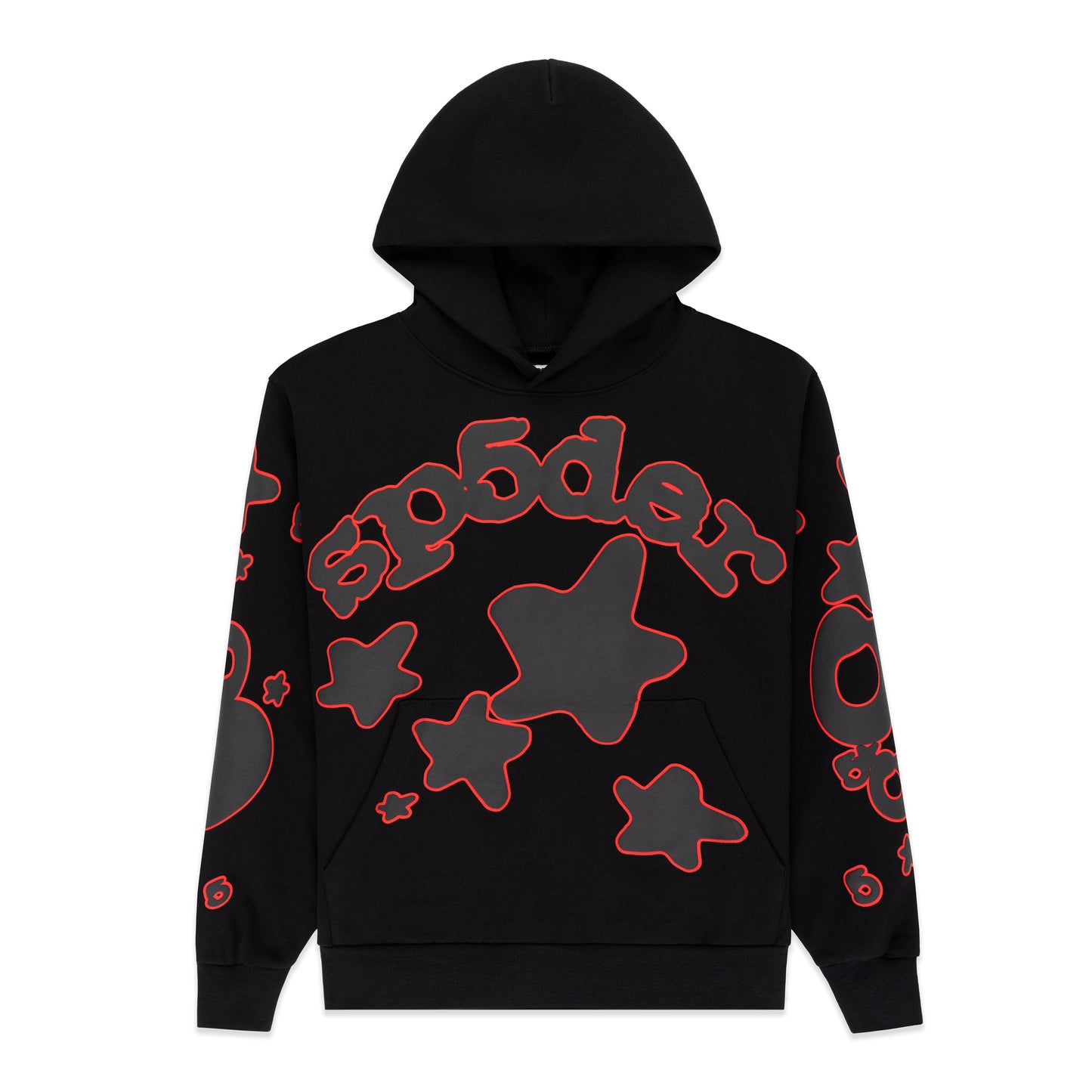 BLACK BELUGA OUTLINE HOODIE