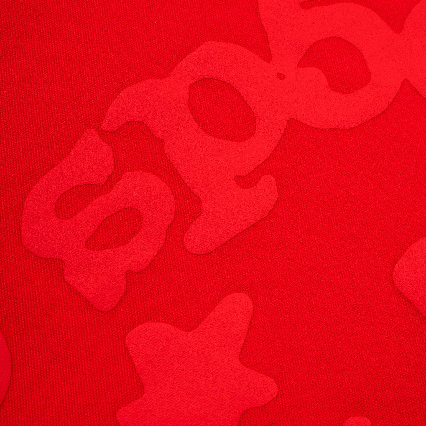 RED BELUGA OVERSIZED TOTE