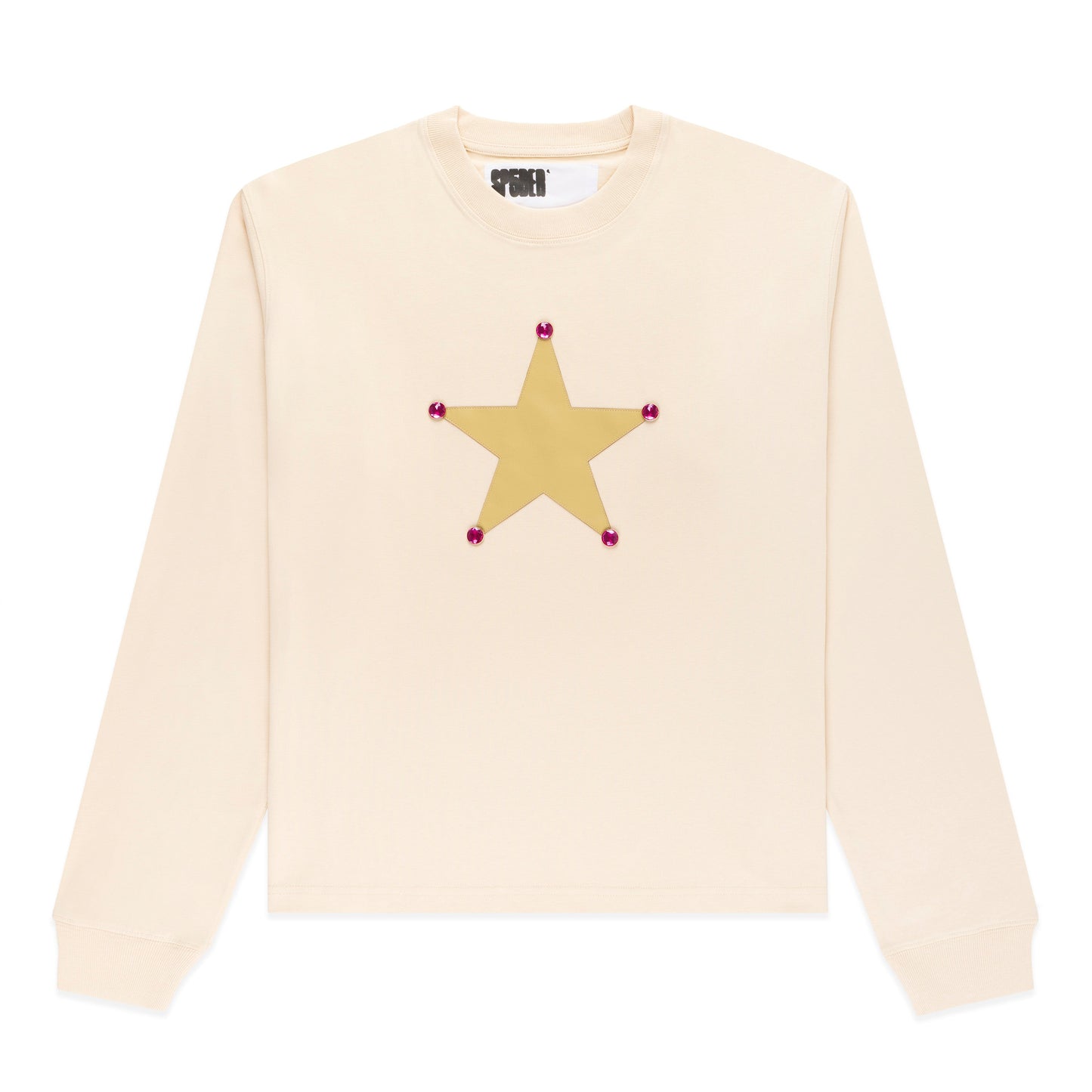 CREAM PORNSTAR LONGSLEEVE TEE