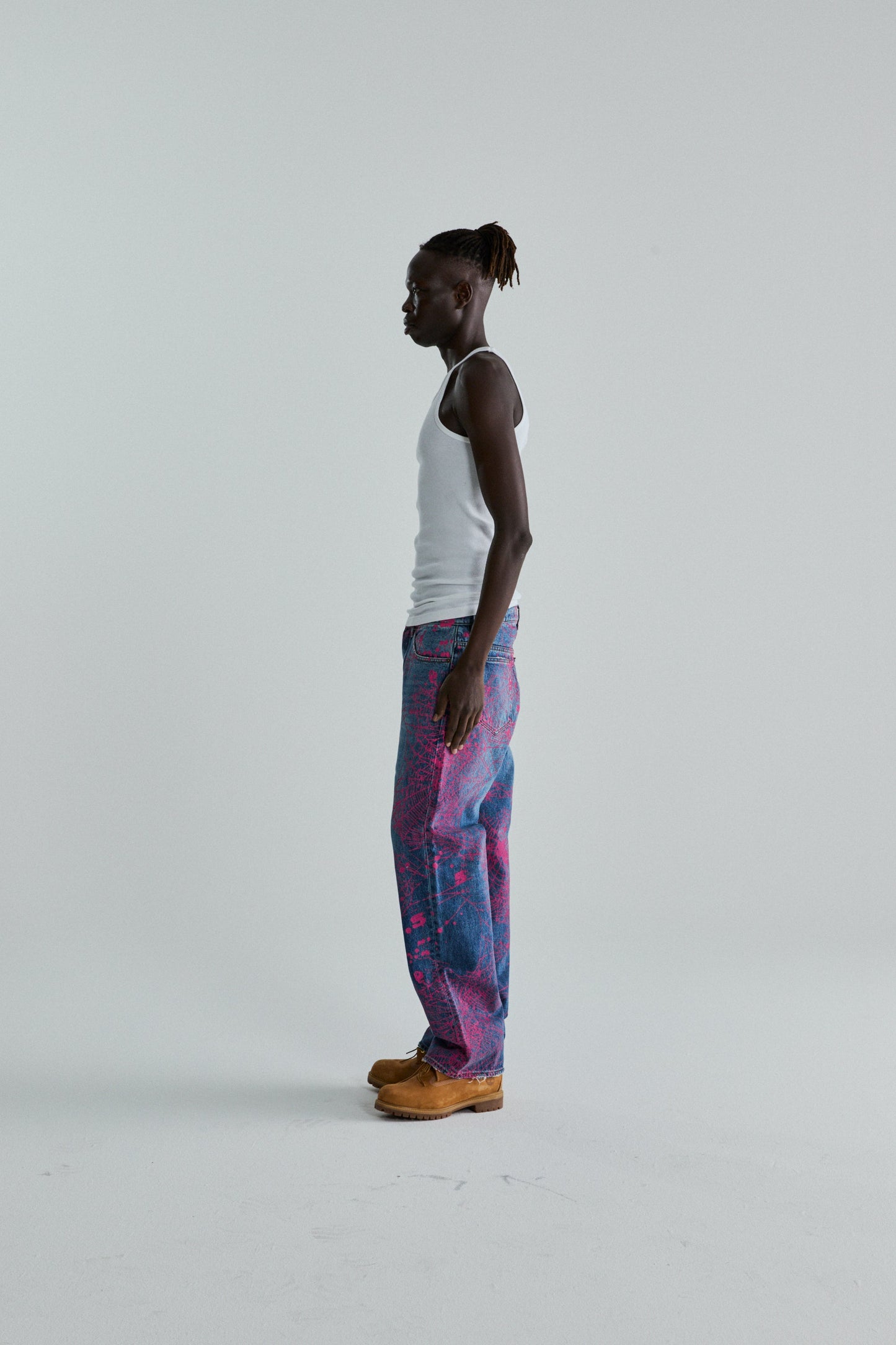INDIGO V2 WEB DENIM ON MODEL