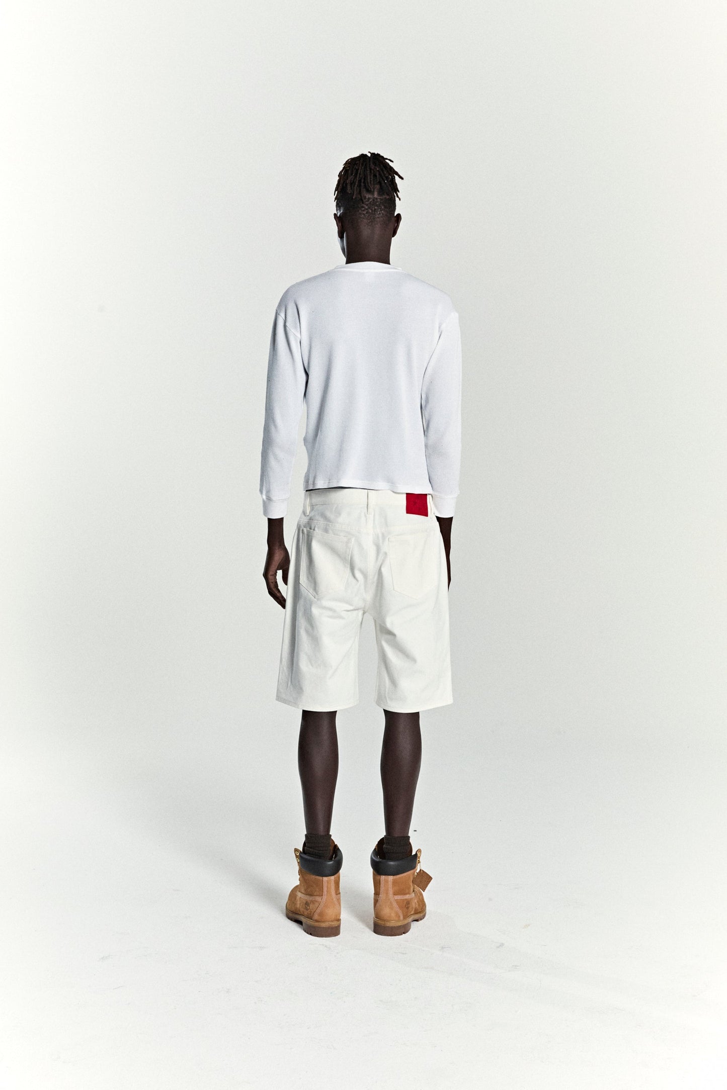 V3 LOGO DENIM SHORT