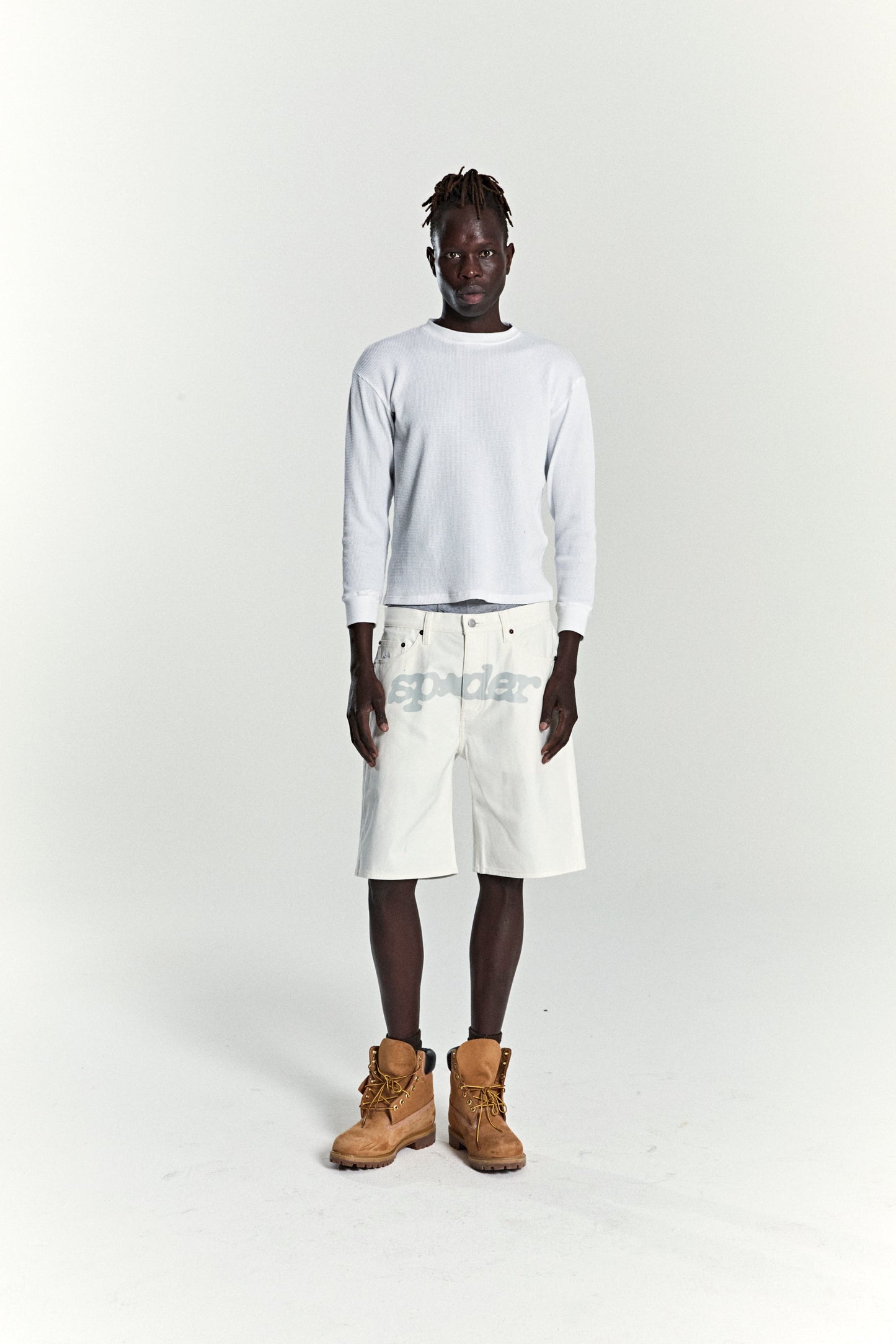 V3 LOGO DENIM SHORT