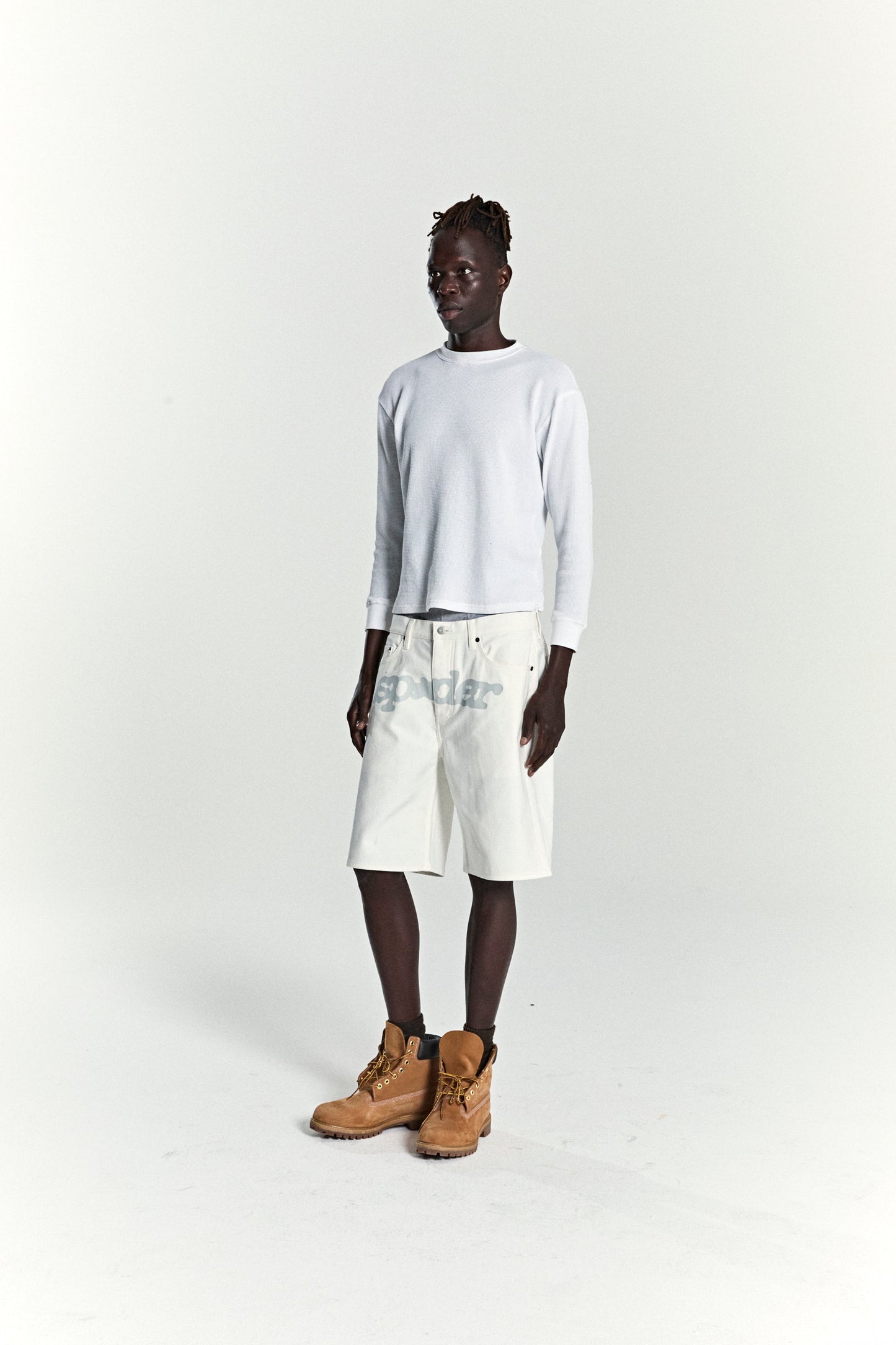 V3 LOGO DENIM SHORT