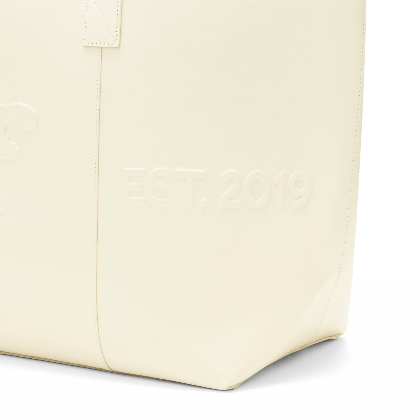 SP5DER EMBOSSED LEATHER BAG