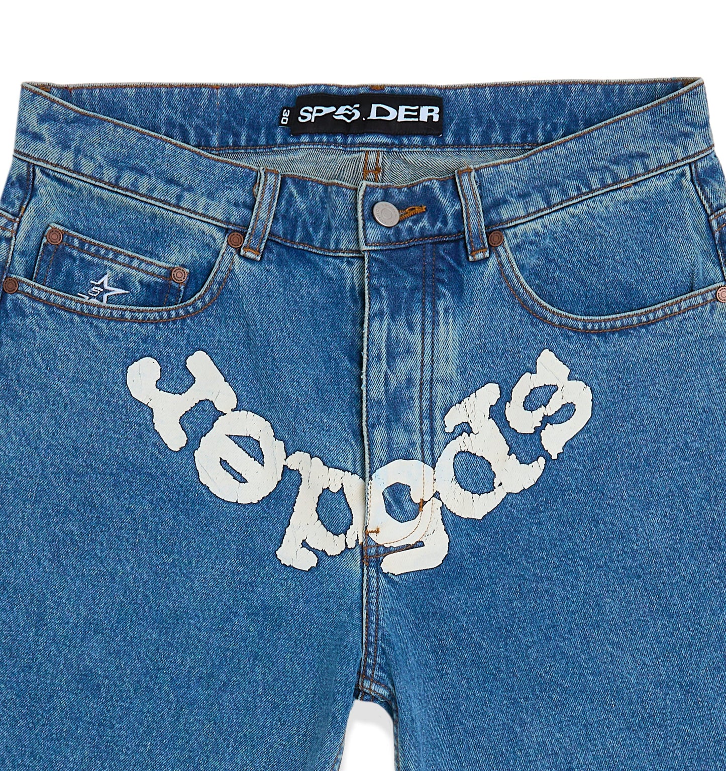 OG LOGO DENIM PATCH SHORT DETAIL 2