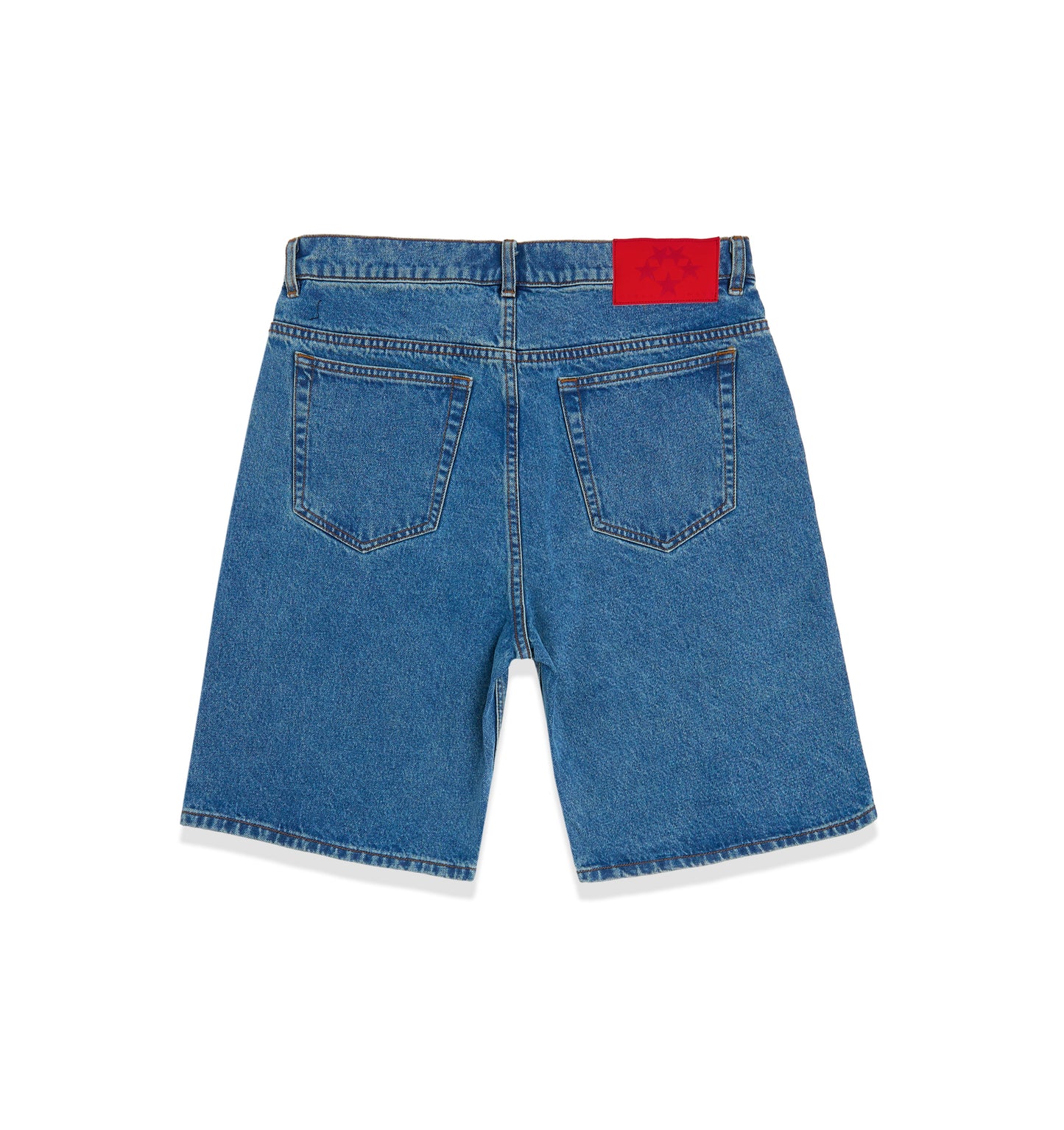 OG LOGO DENIM PATCH SHORT BACK