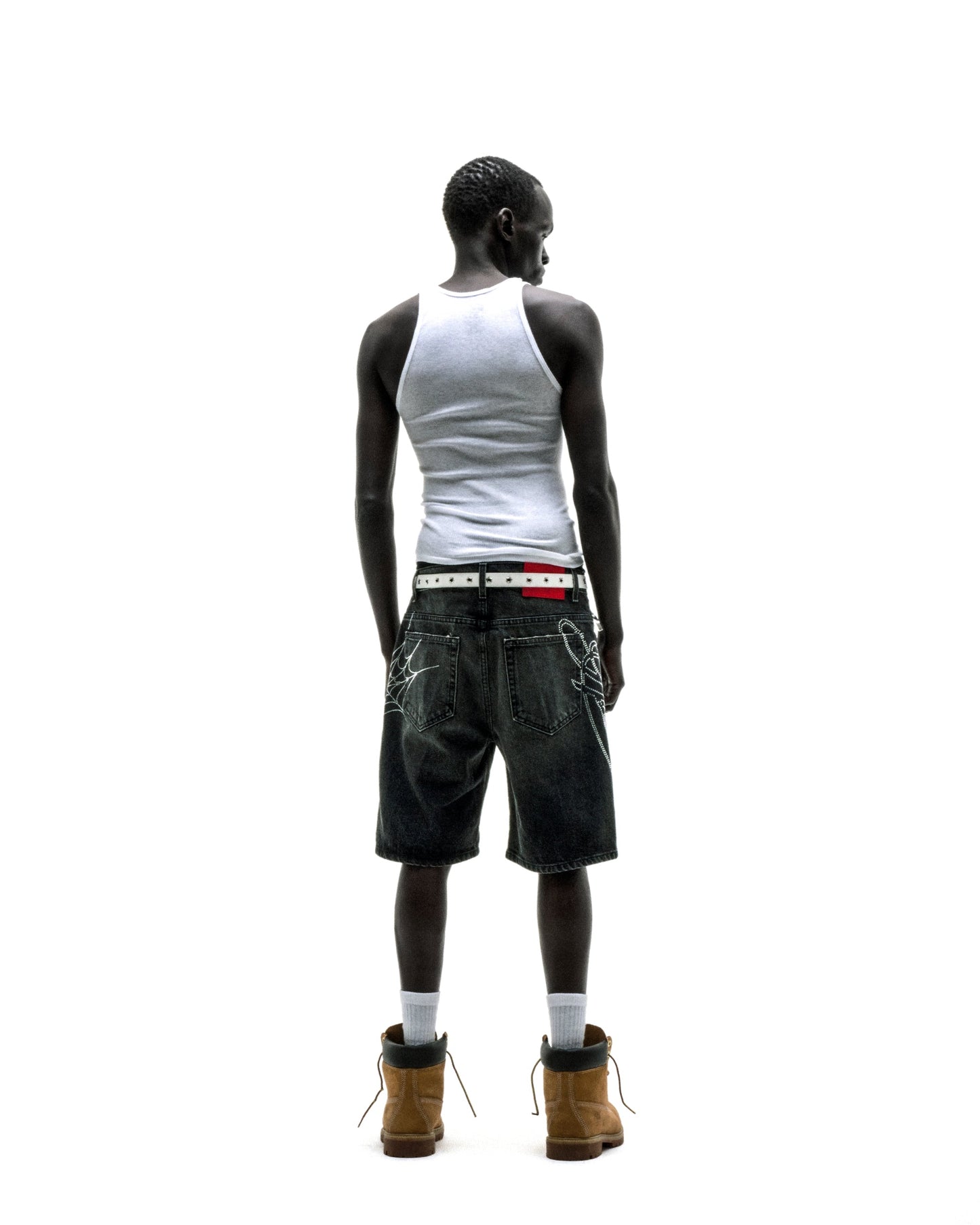 SCRIPT WEB DENIM SHORT