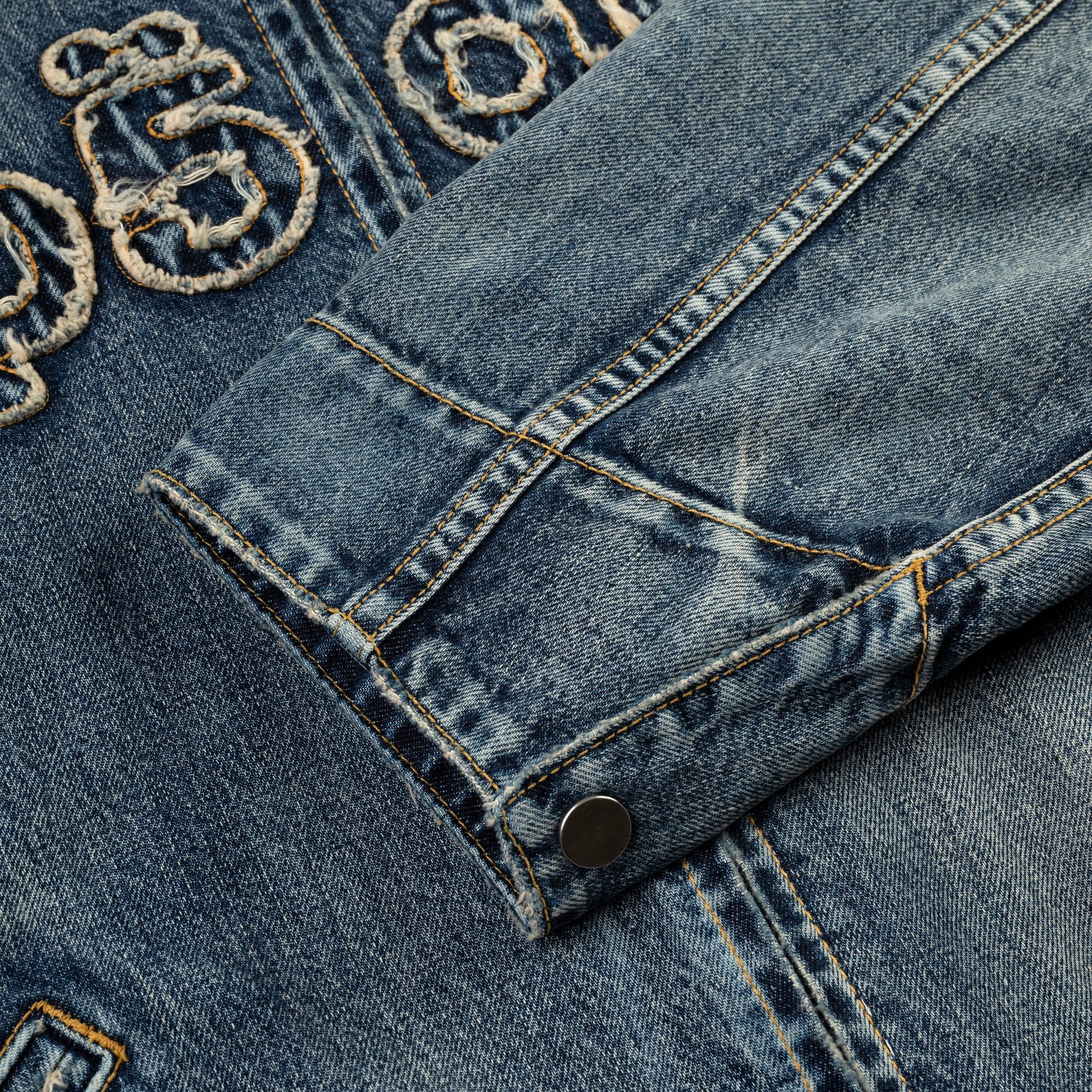 LIGHT BLUE WASH DENIM WORK JACKET