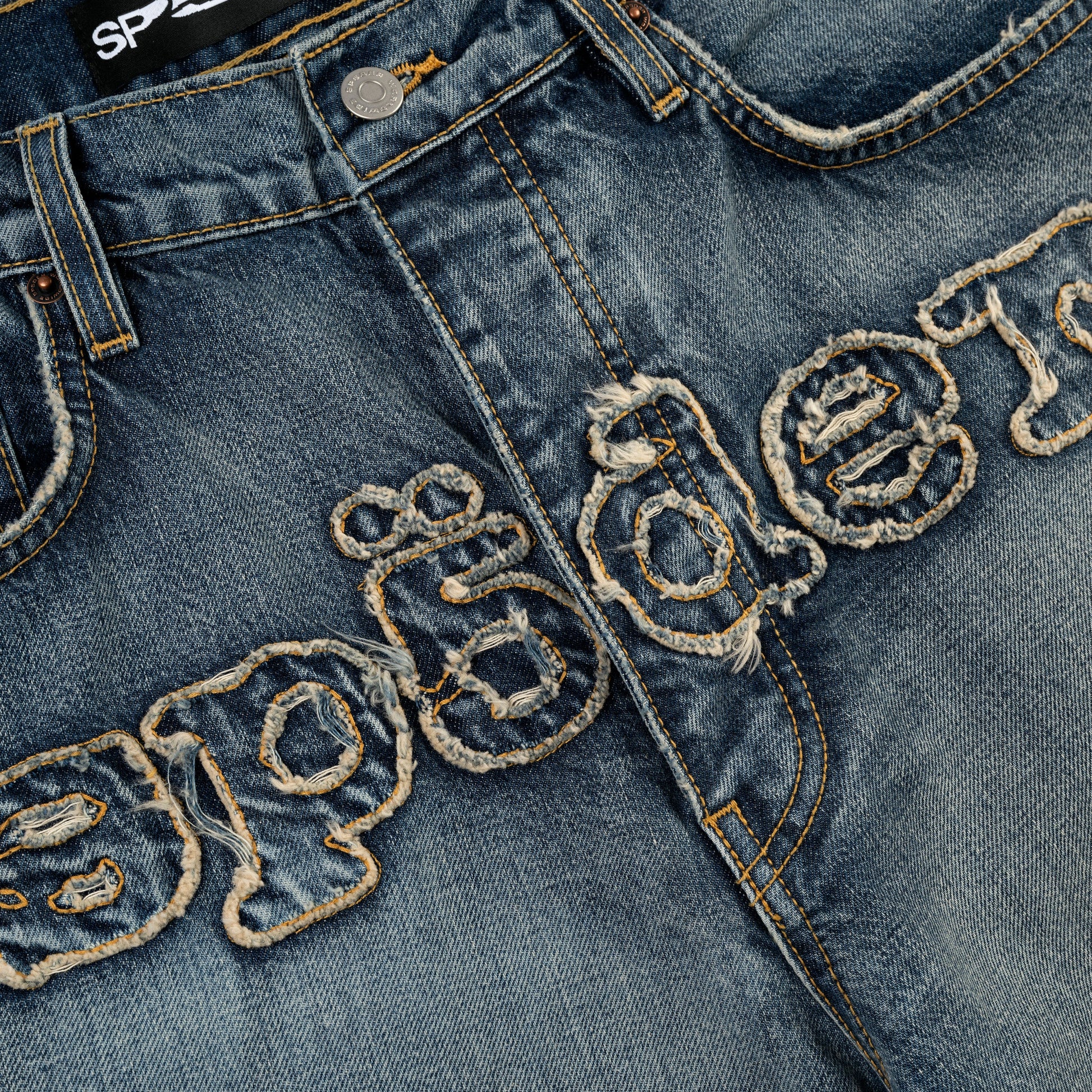 LIGHT BLUE WASH DENIM WORK PANT