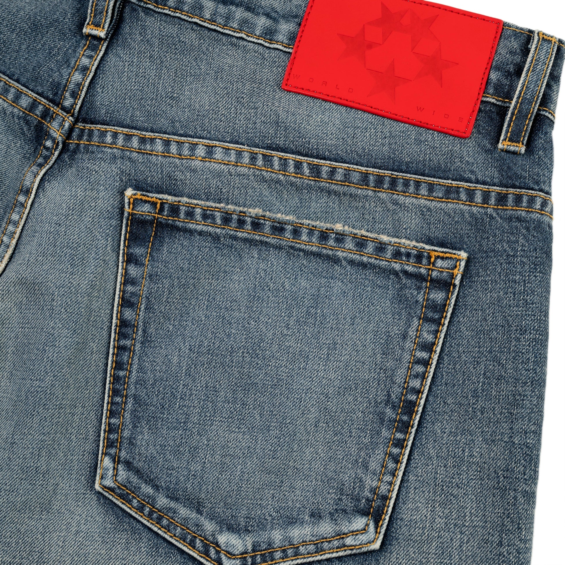 LIGHT BLUE WASH DENIM WORK PANT