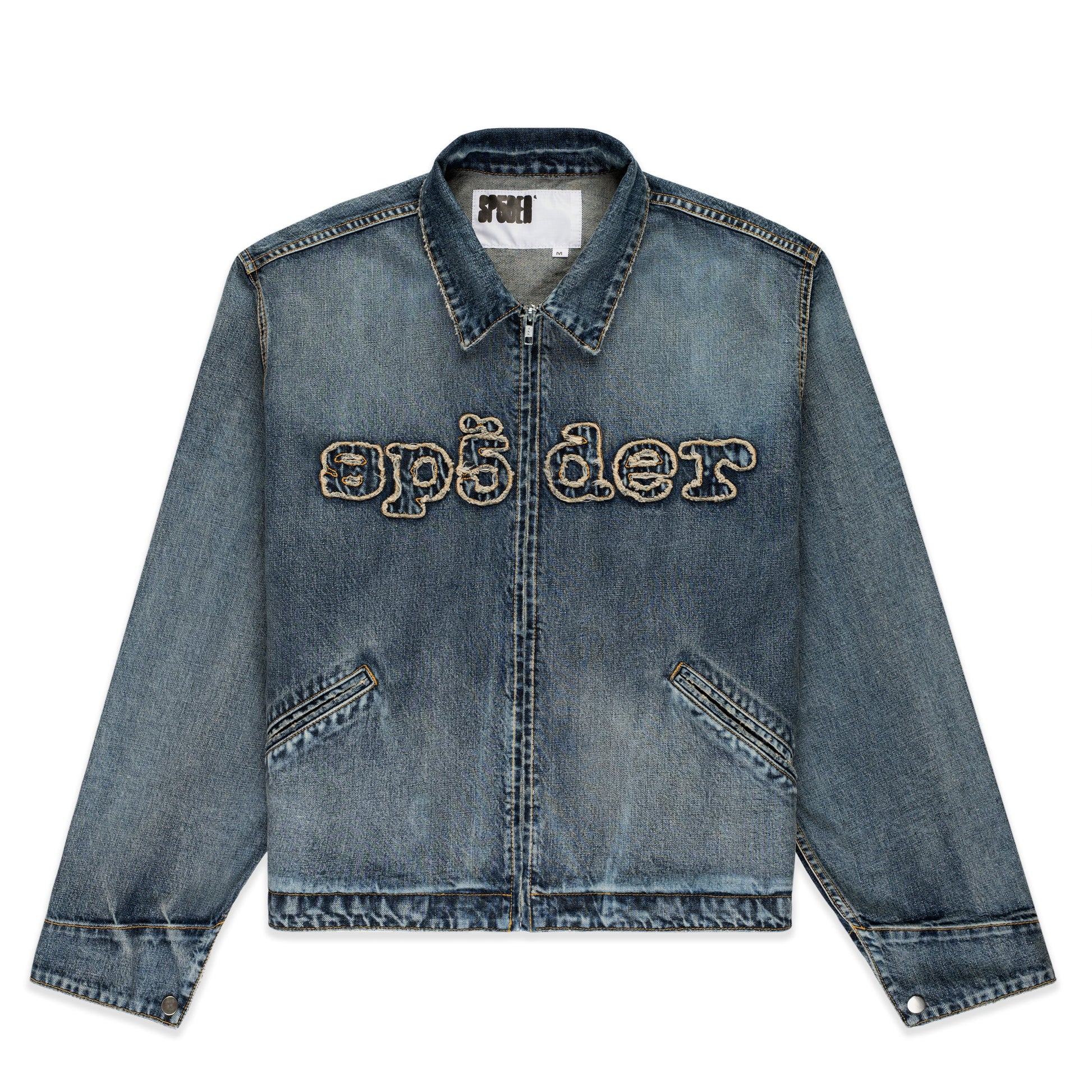 LIGHT BLUE WASH DENIM WORK JACKET