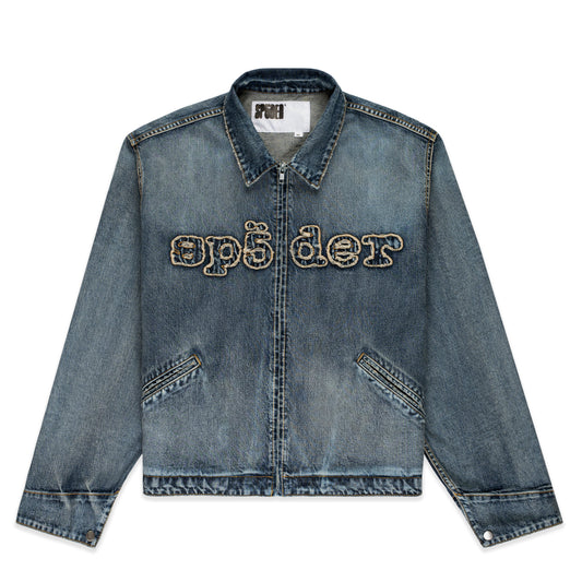LIGHT BLUE WASH DENIM WORK JACKET