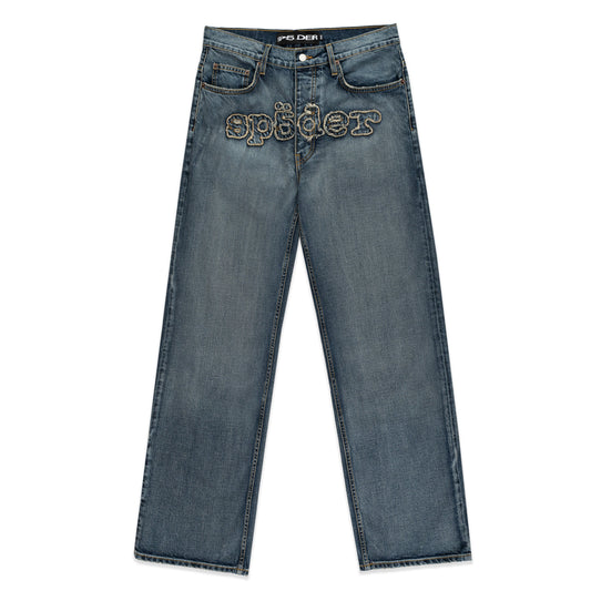 LIGHT BLUE WASH DENIM WORK PANT
