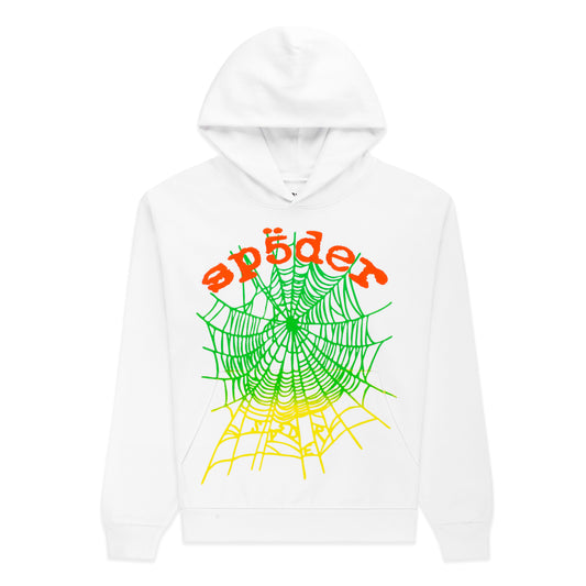 WHITE OG WEB V2 GRADIENT HOODIE