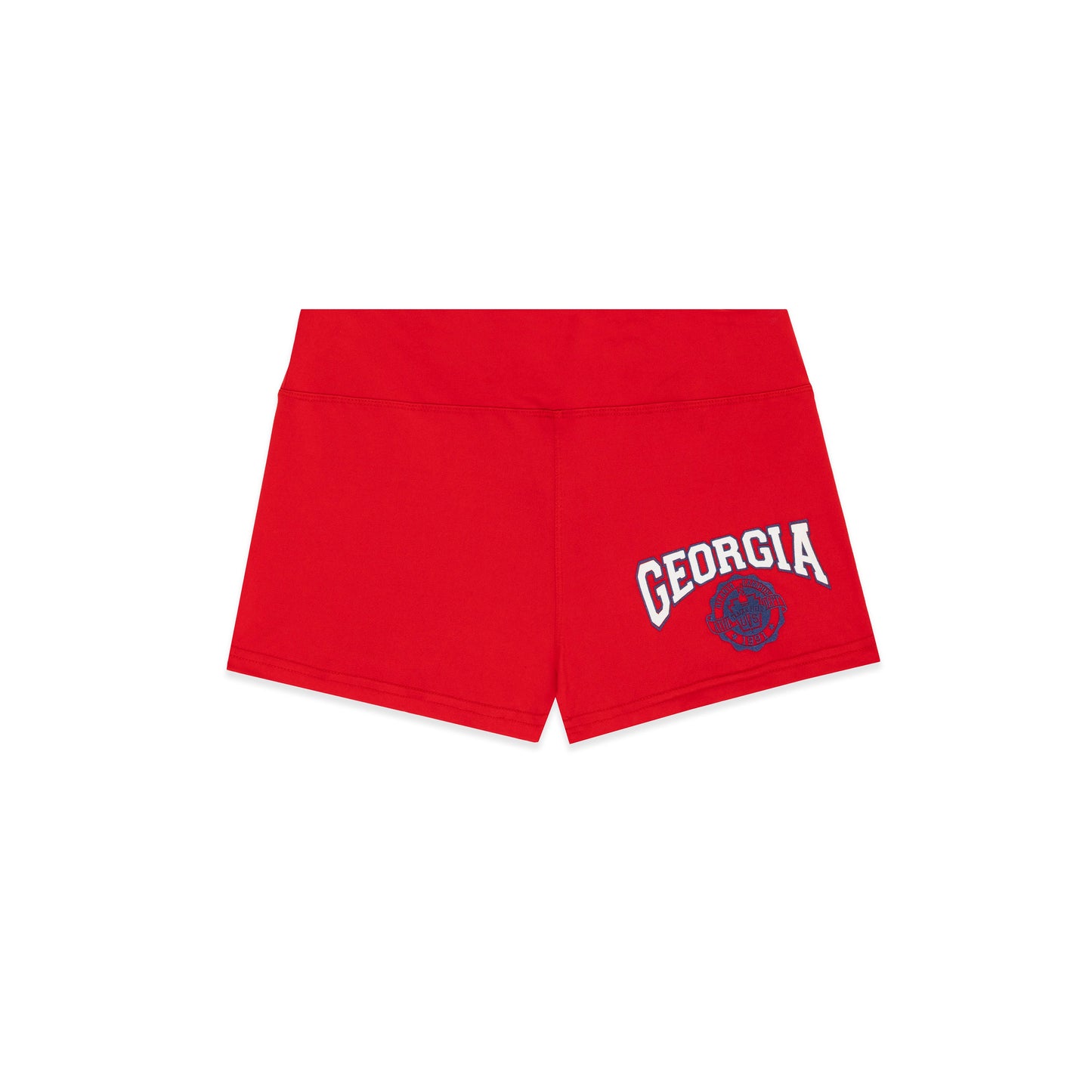 RED GEORGIA PEACH SP5WOM TINY SHORT