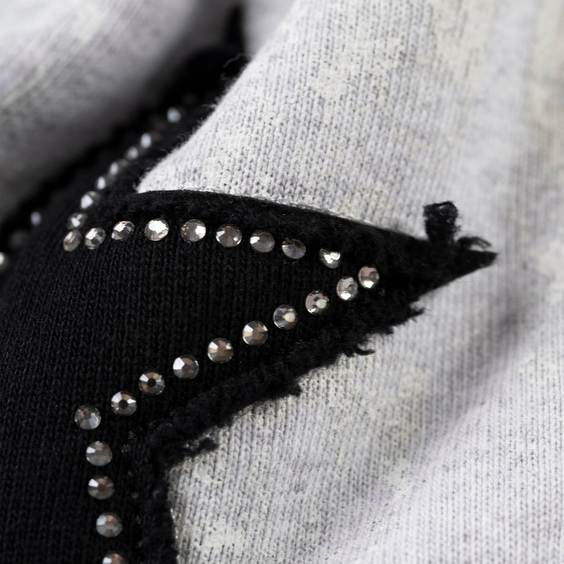 BLACK TRIPLE 5 STITCH ZIP UP