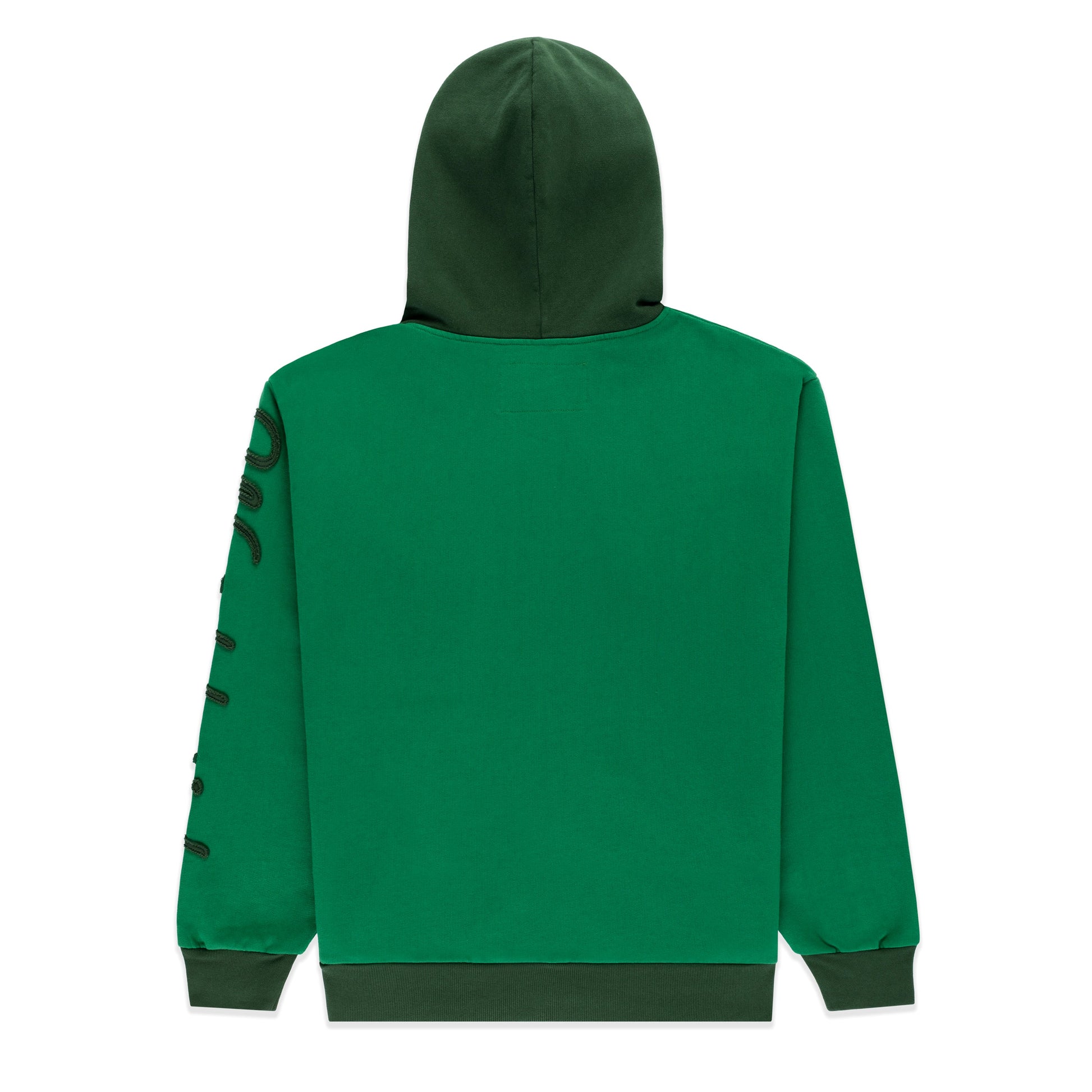 GREEN TRIPLE 5 STITCH ZIP UP