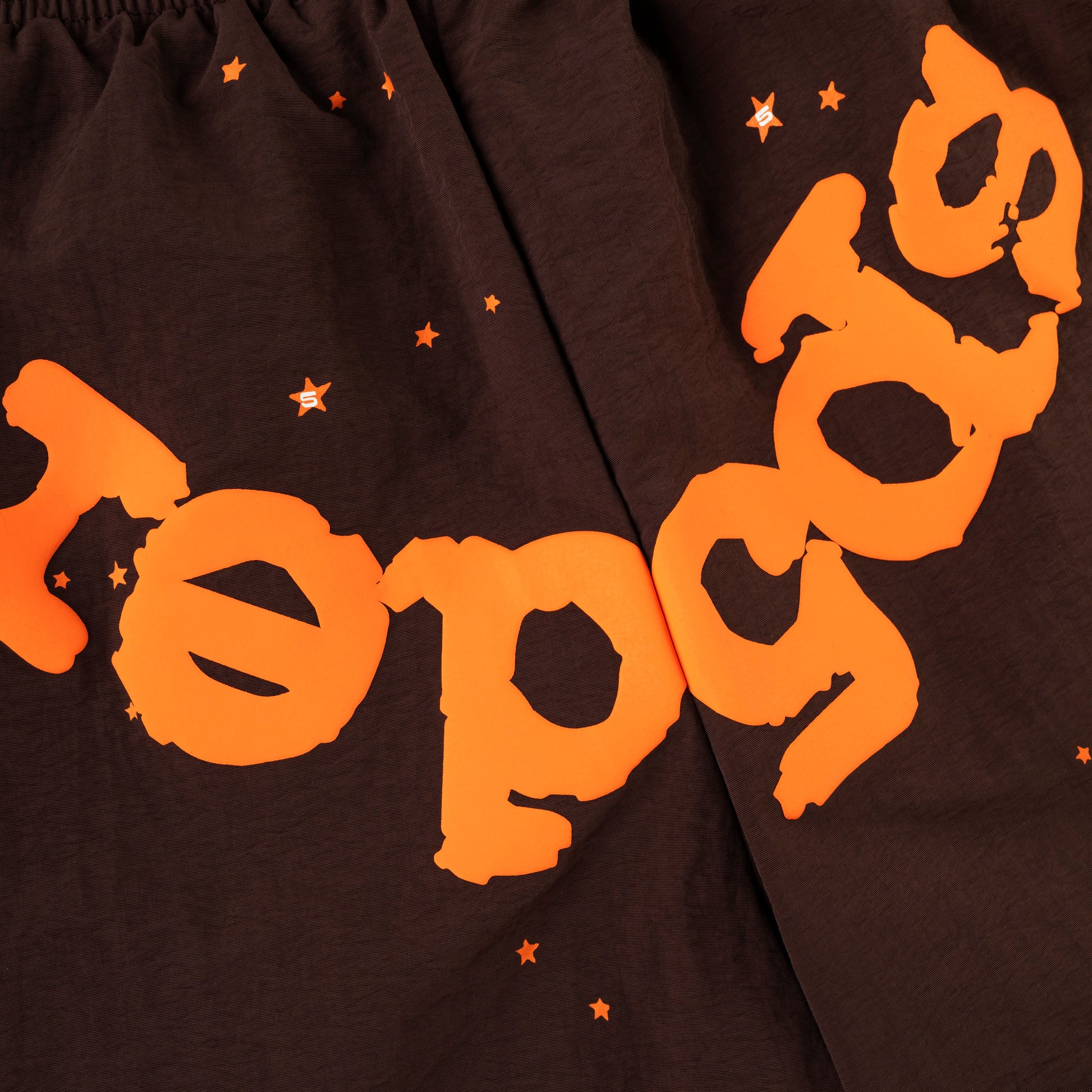 BROWN OG WEB DOUBLE LAYER SHORTS