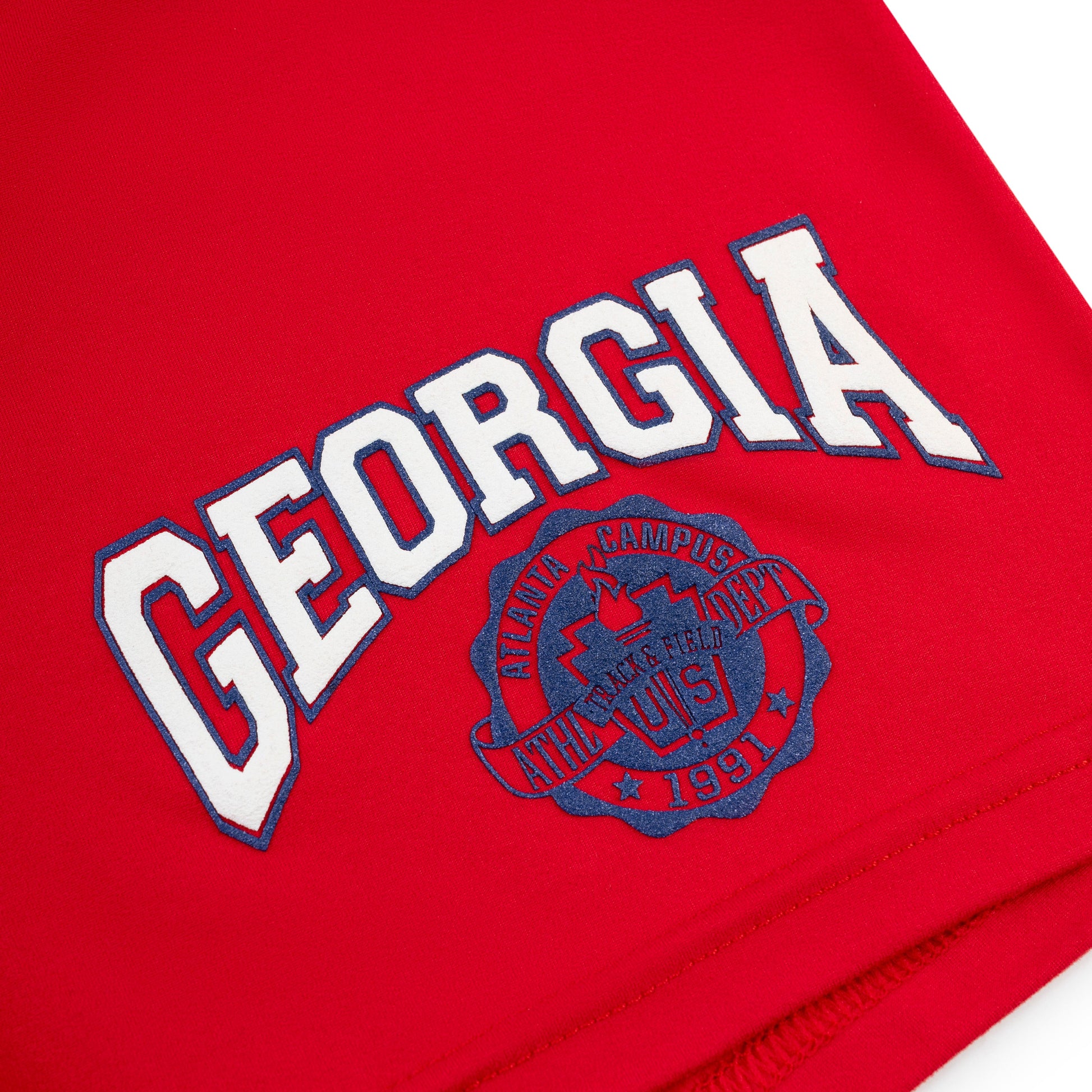 RED GEORGIA PEACH SP5WOM TINY SHORT