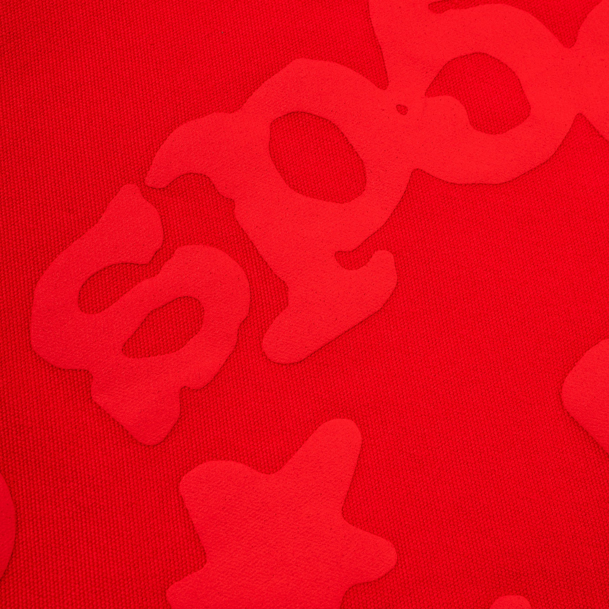 RED BELUGA OVERSIZED TOTE