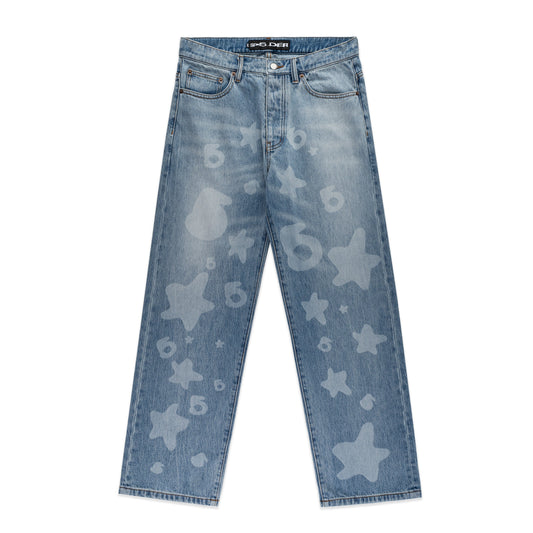 LIGHT BLUE WASH BELUGA DENIM