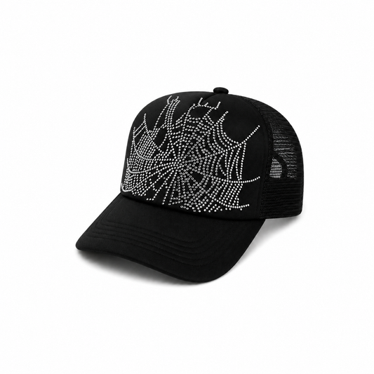 RHINESTONE WEB HAT