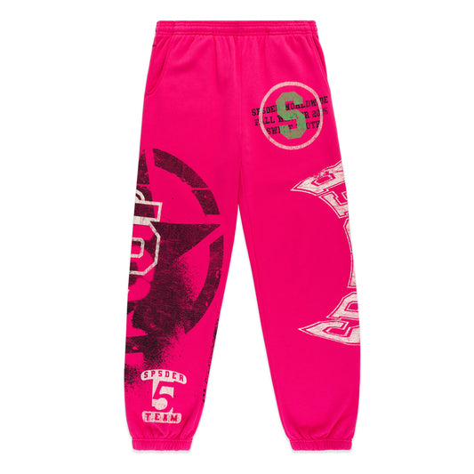 PINK STENCIL SWEATPANT