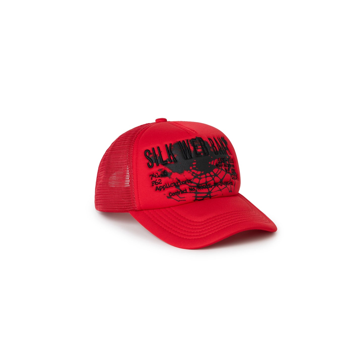 RED SILK WEB BANK TRUCKER