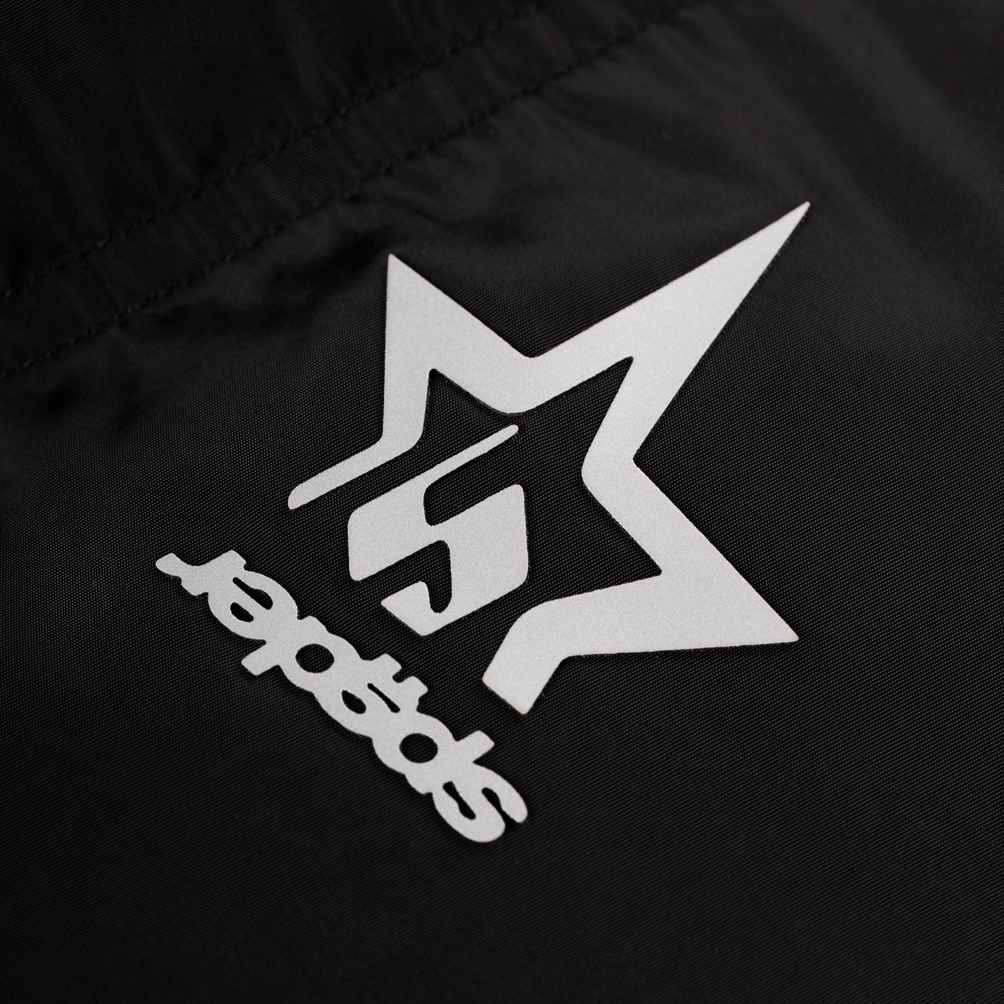 BLACK 5STAR PUFFER JACKET