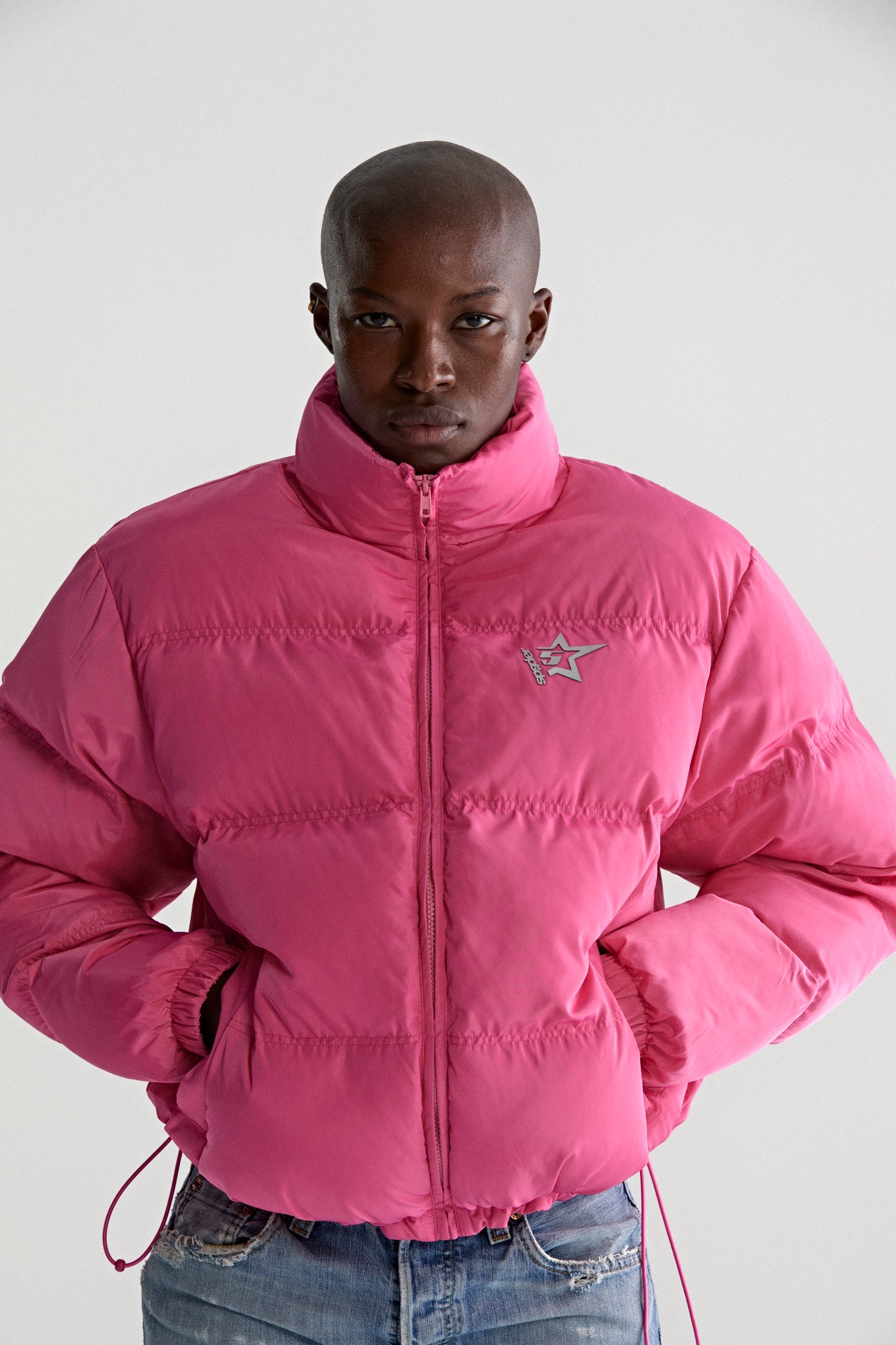 PINK 5STAR PUFFER JACKET