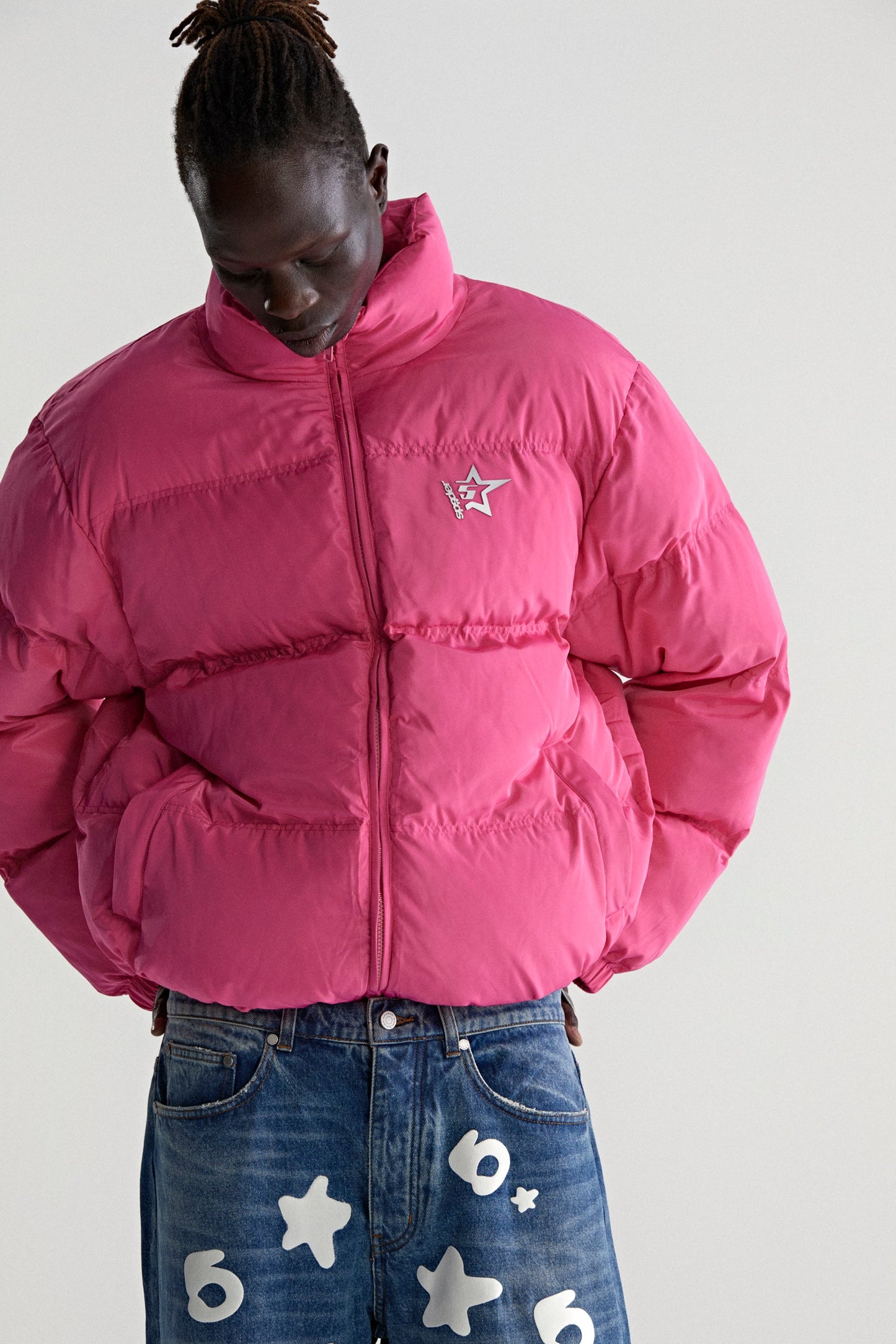 PINK 5STAR PUFFER JACKET