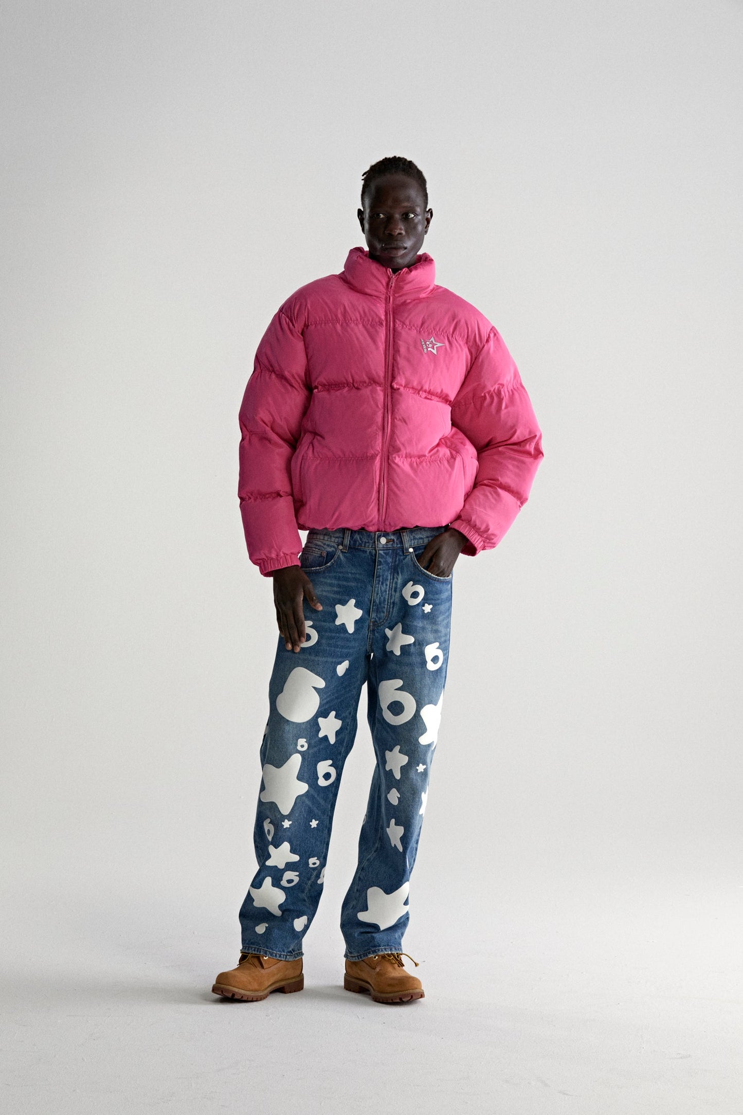 PINK 5STAR PUFFER JACKET