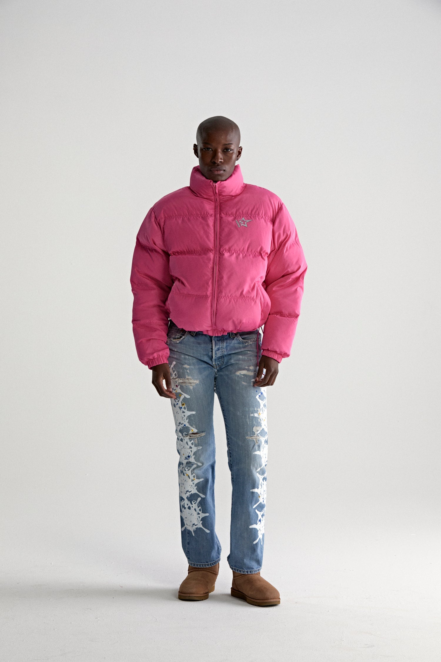 PINK 5STAR PUFFER JACKET