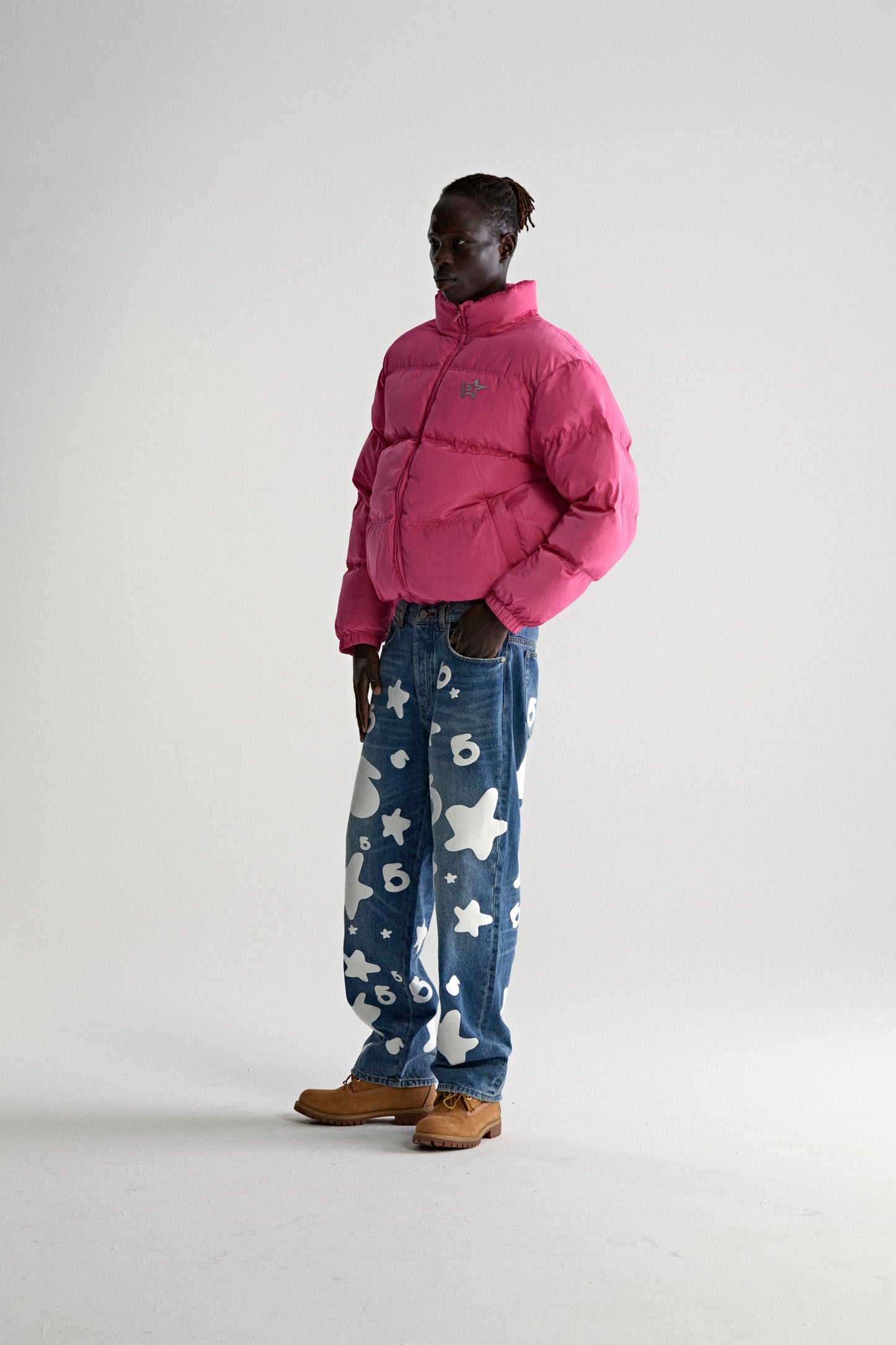 PINK 5STAR PUFFER JACKET