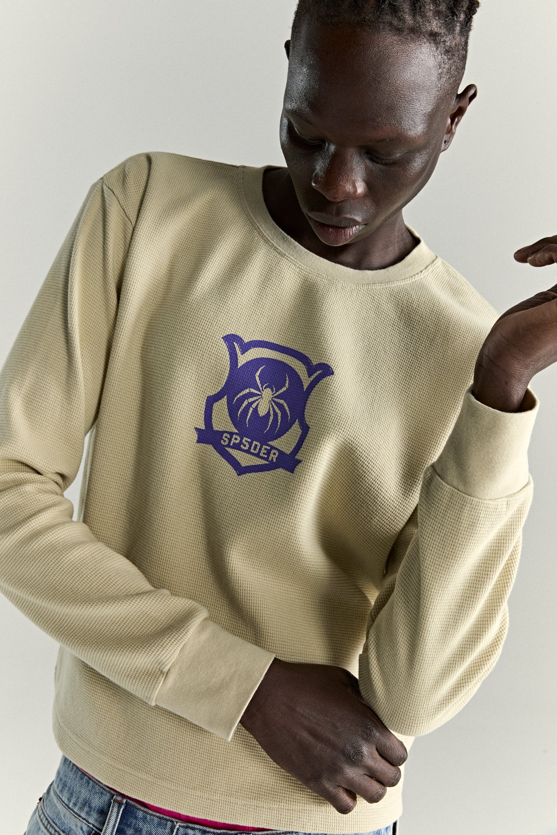 TAN BECKHAM THERMAL ON MODEL