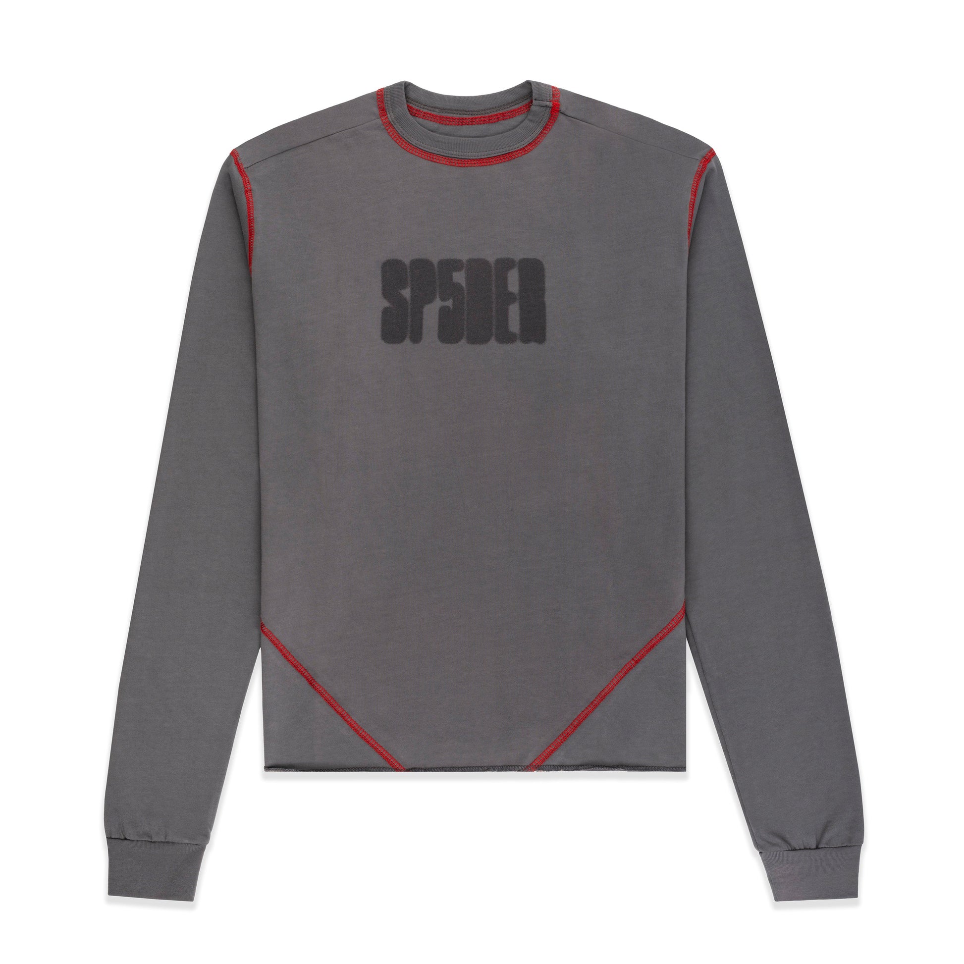 TAUPE SP5DER CONTRAST STITCH LS