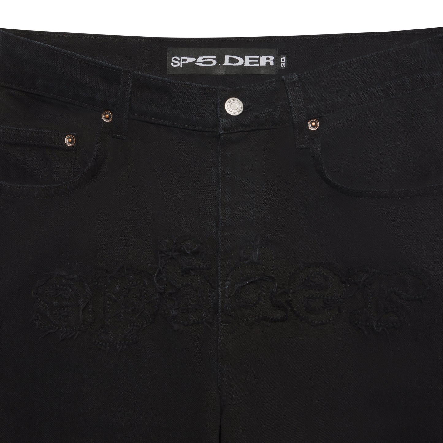 DISTRESSED LOGO V3 DENIM