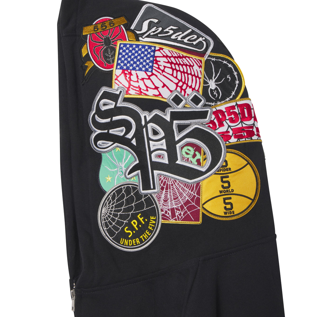 PATCHWORK ZIP HOODIE