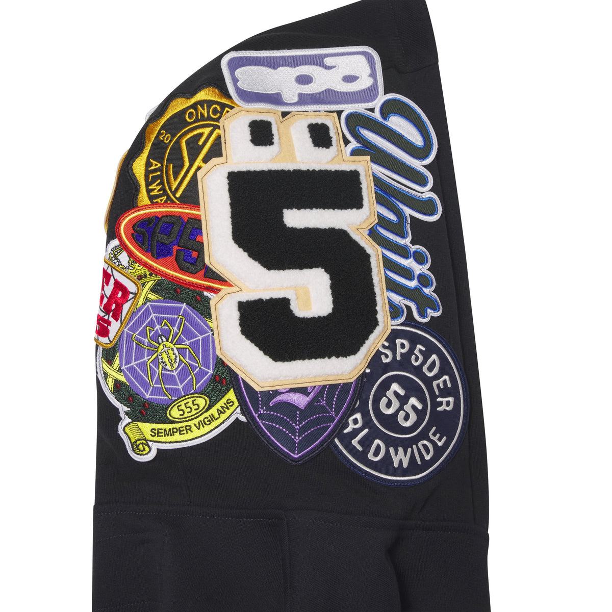 PATCHWORK ZIP HOODIE