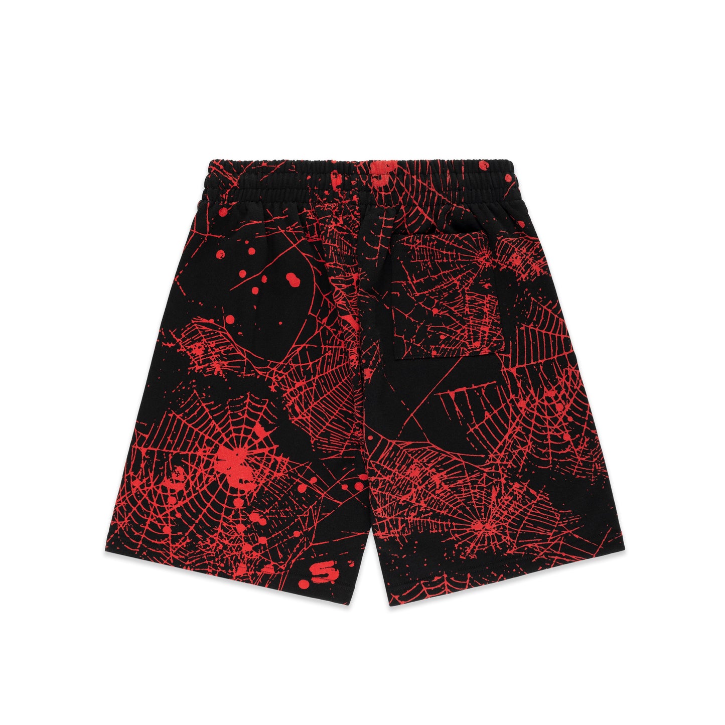 BLACK AOP WEB V2 SWEATSHORT