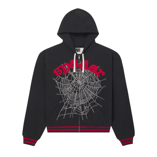 OG LOGO STRIPE ZIP HOODIE