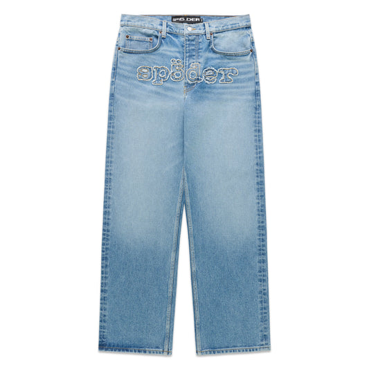 DISTRESSED LOGO V3 DENIM