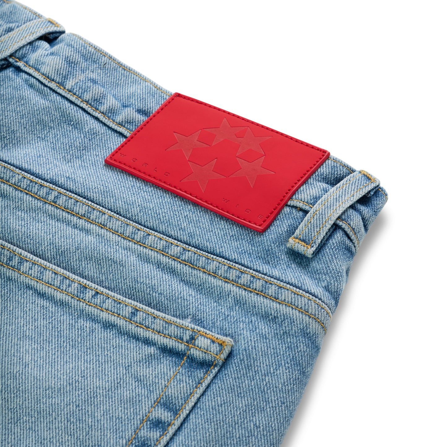 DISTRESSED LOGO V3 DENIM