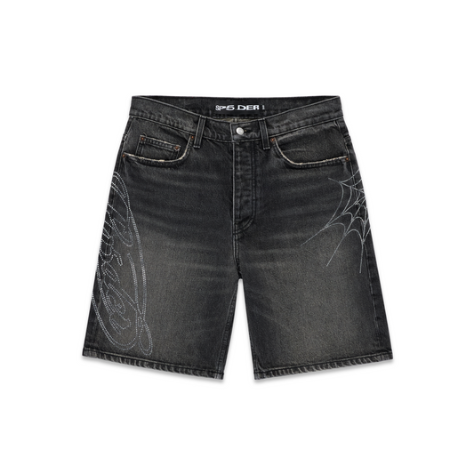 SCRIPT WEB DENIM SHORT