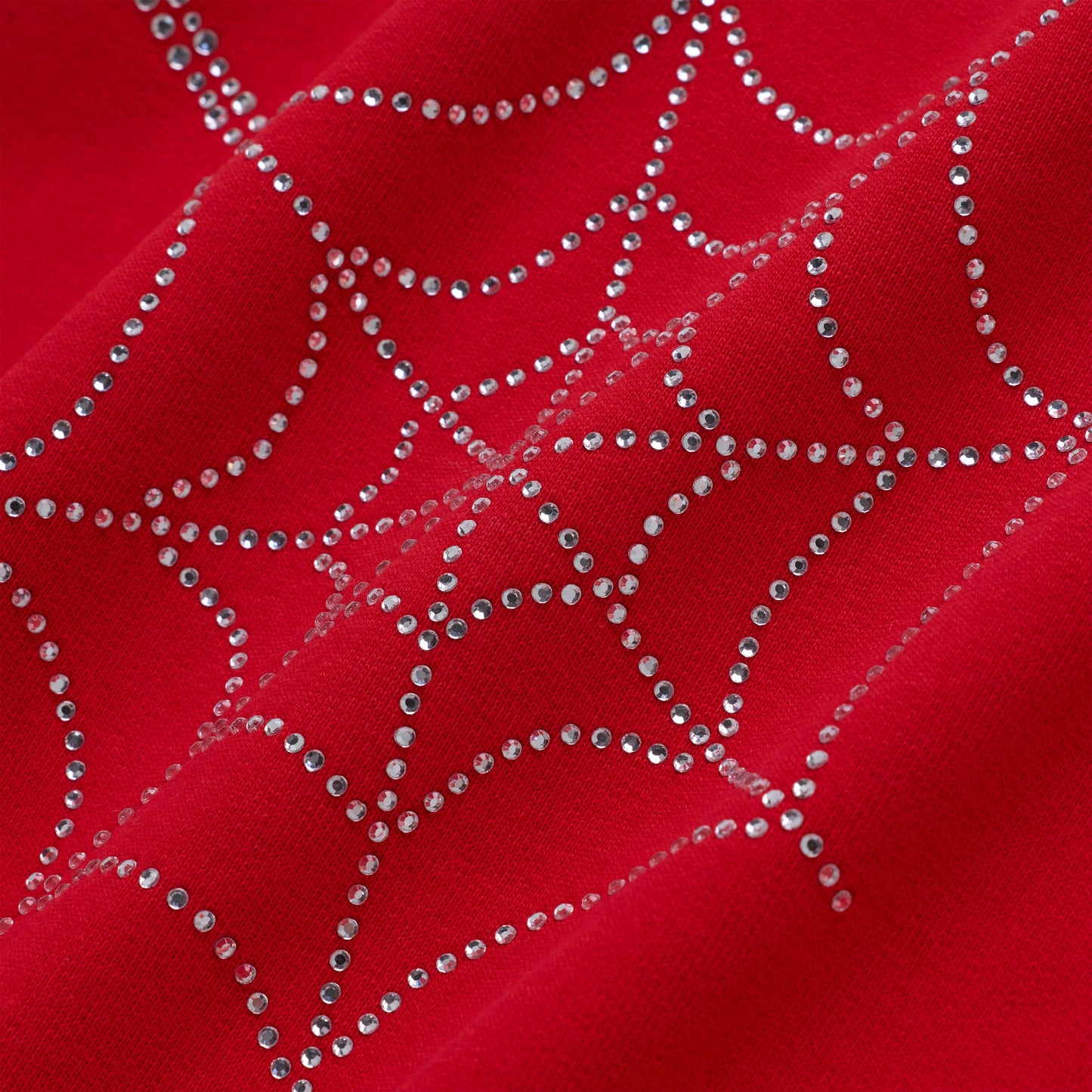 RHINESTONE WEB ZIP HOODIE
